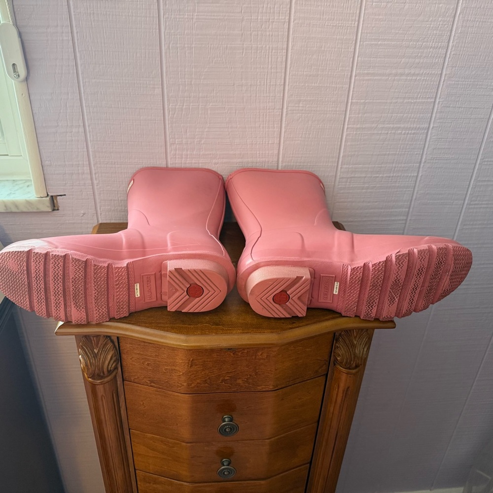 Hunter Original short matte pink rain boots - Picture 4 of 7